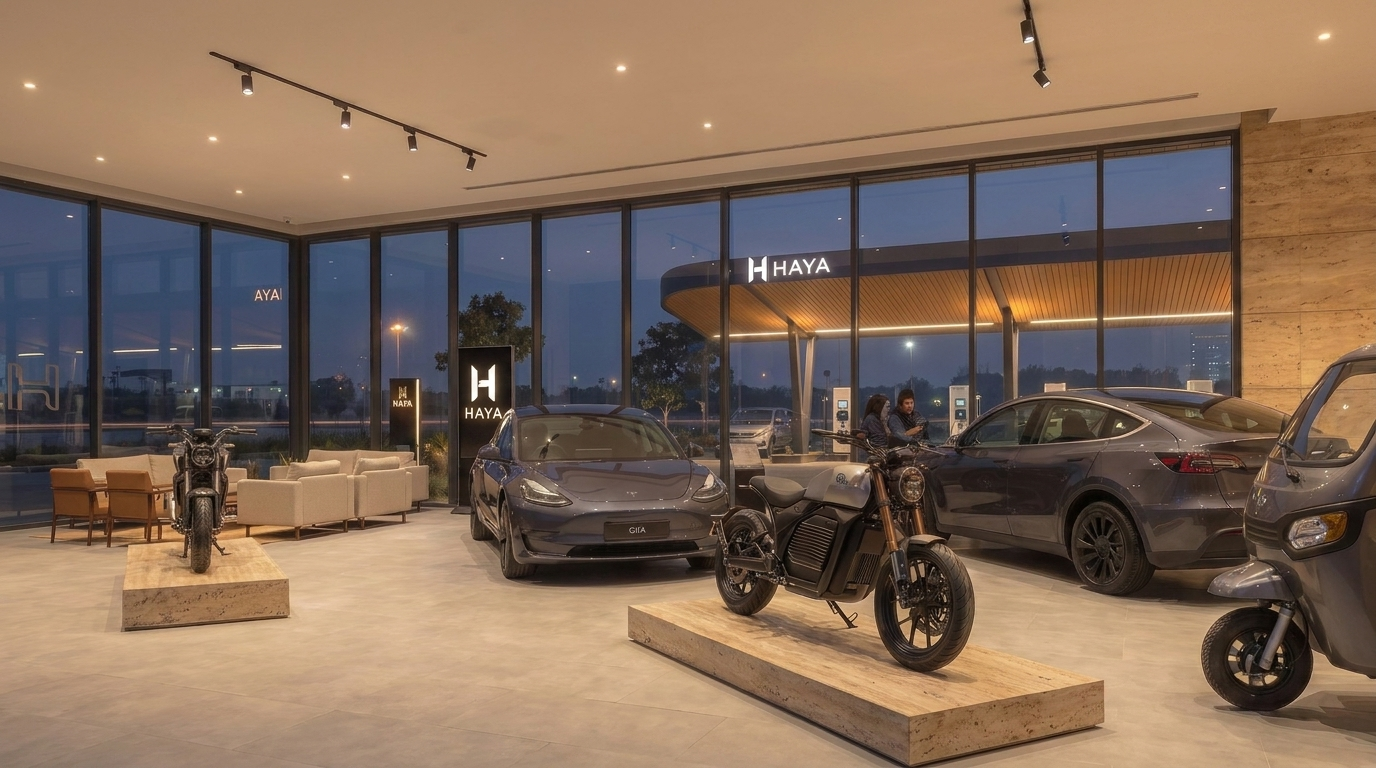 HAYA EV showroom